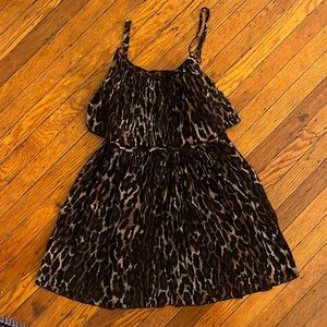 Size 3 Guess leopard print dress